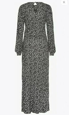 Lascana Women's Floral Print Midi Dress Size 6 Long Sleeve Multicolor